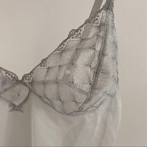 Nina Ricci sheer lace cami NWOT